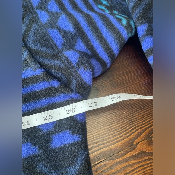 Vintage Patagonia Synchilla Fleece Aztec Southwestern Blue Purple XL Snap-T EUC - Picture 8 of 11